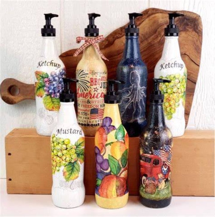 A Handmade Wine Bottle Soap Dispenser {Handmade Items From Amazon}