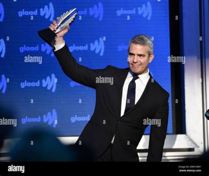 Andy Cohen at the GLAAD Media Awards in 2019