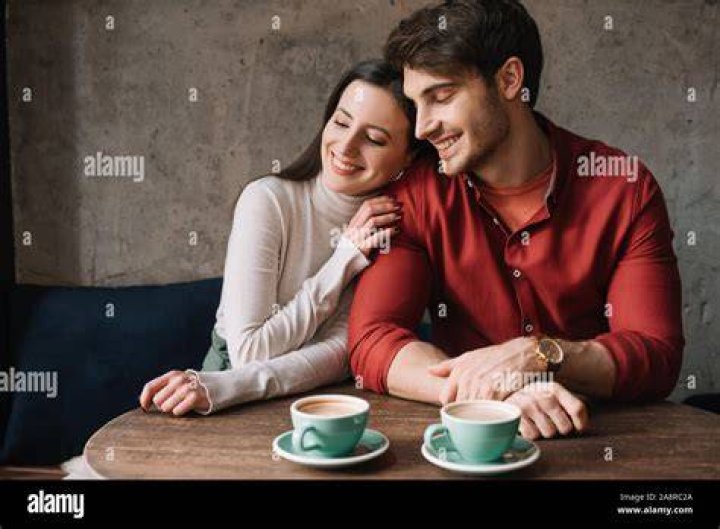 couple drinking coffee