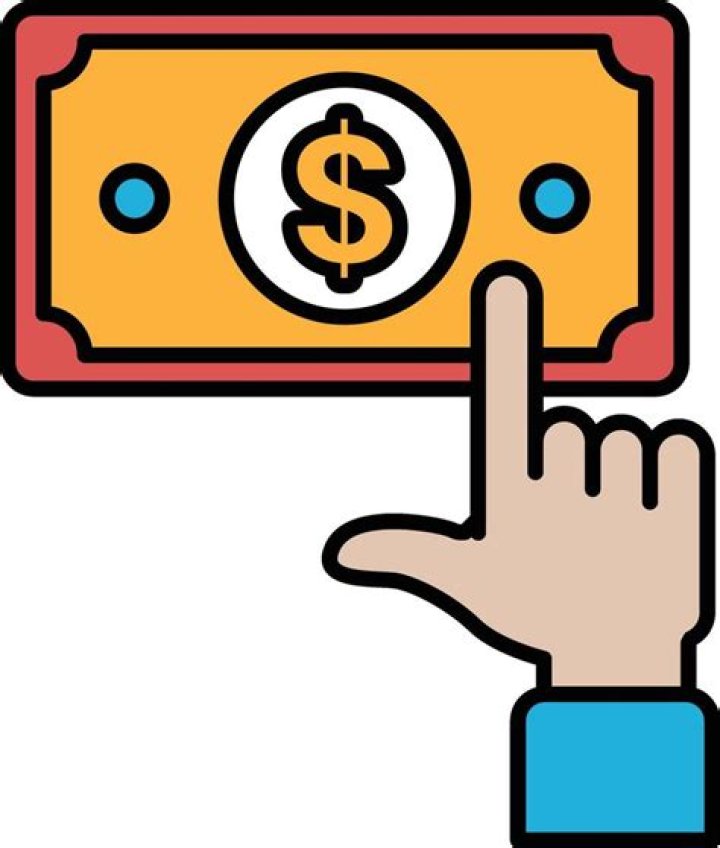 Dollar Bill Pointing at the Letter