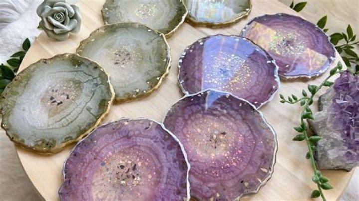 Geode Coasters {Handmade Items from Amazon}