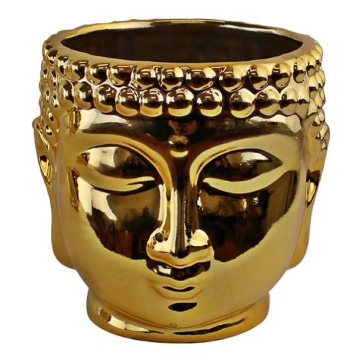 Gold Buddha Planter {Handmade Items From Amazon}