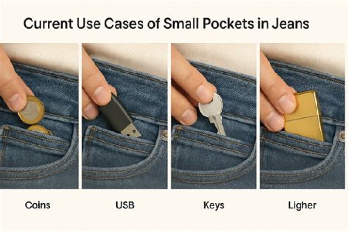 Small jeans pocket