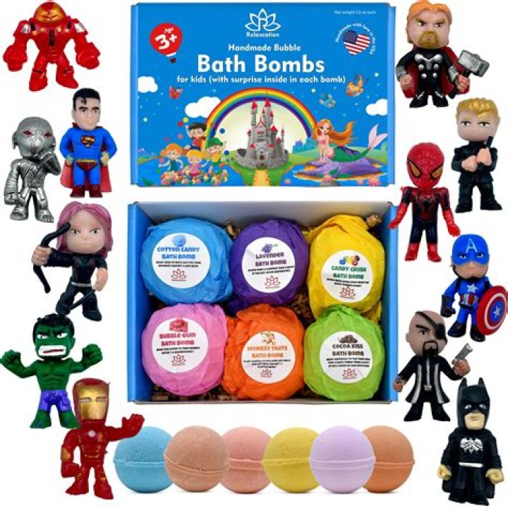 Superhero Bath Bombs {Handmade Items From Amazon}