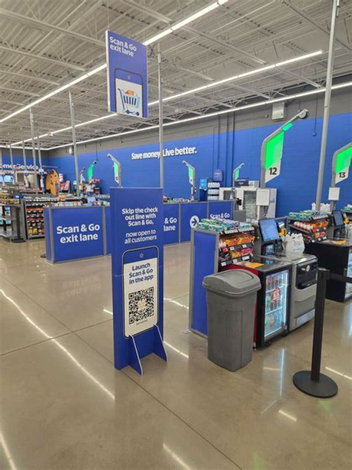 walmart scan-and-go sign