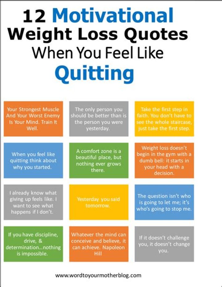 weight loss motivation