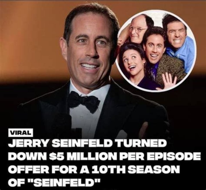 Why Jerry Seinfeld Turned Down $110 Million for Another Season of "Seinfeld"