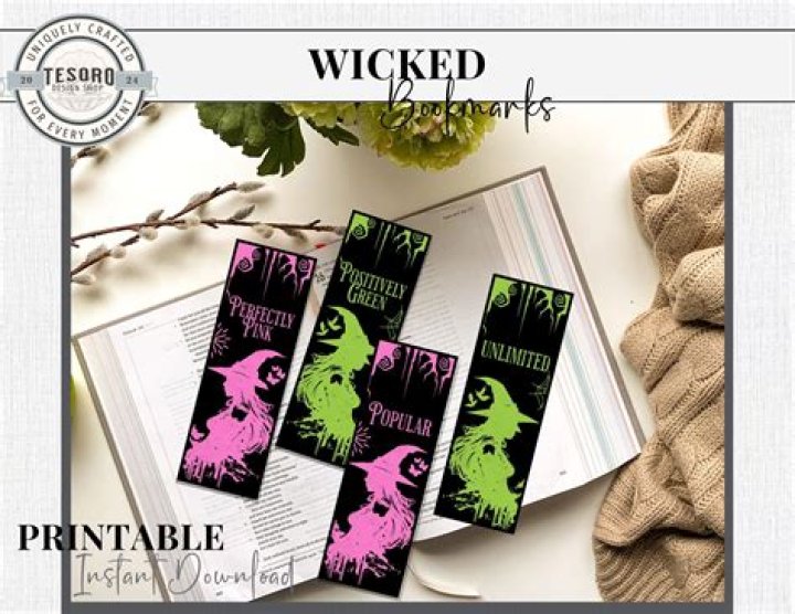 Wicked Witch Bookmark {Handmade Items from Amazon}
